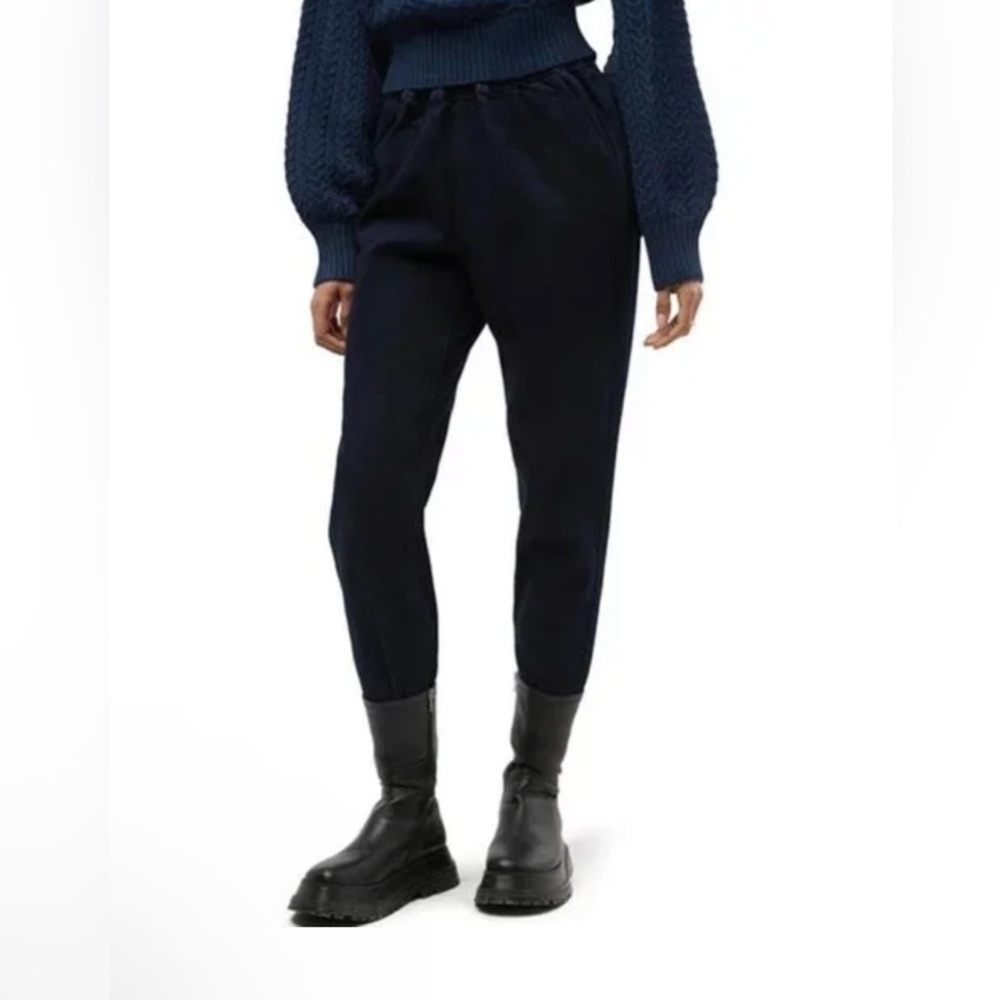 NWT WEWOREWHAT DENIM JOGGER JEAN INDIGO BLUE HIGH WAIST ELASTIC WAIST SIZE L
